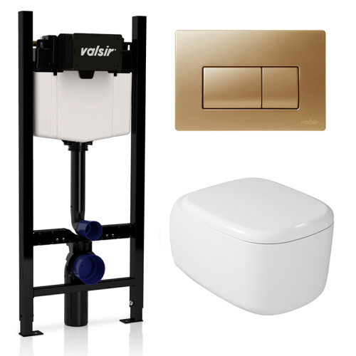 Комплект инсталляции с клавишей VALSIR KIT VSMG 7813 Slim P1
